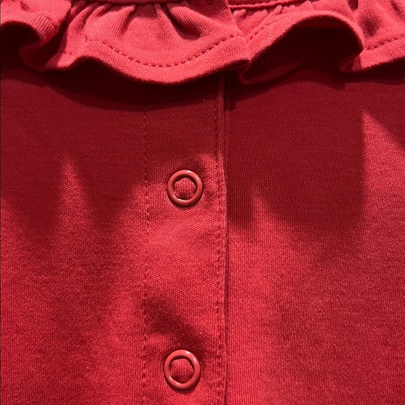 The Beaufort Bonnet Company Girls Reece Ruffle Top red size 8 - Picture 5 of 10